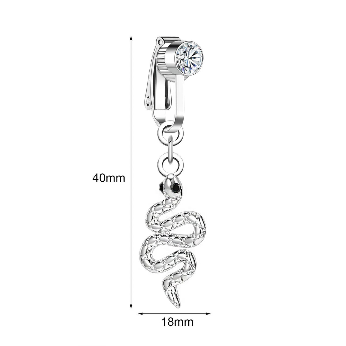 Clip-On Belly Button Piercing