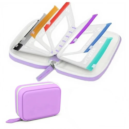 Portable Silicone Pill Pouch Organizer