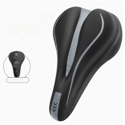 Padded Silicone Bicycle Seat Cover