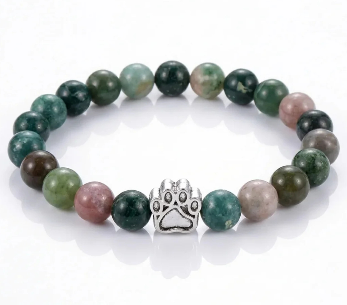 Dog Paw Bead Bracelet