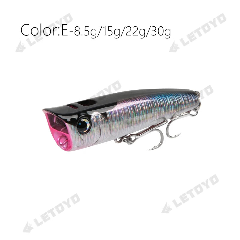 Popper Fishing Lure Hard Bait 8.5-30g