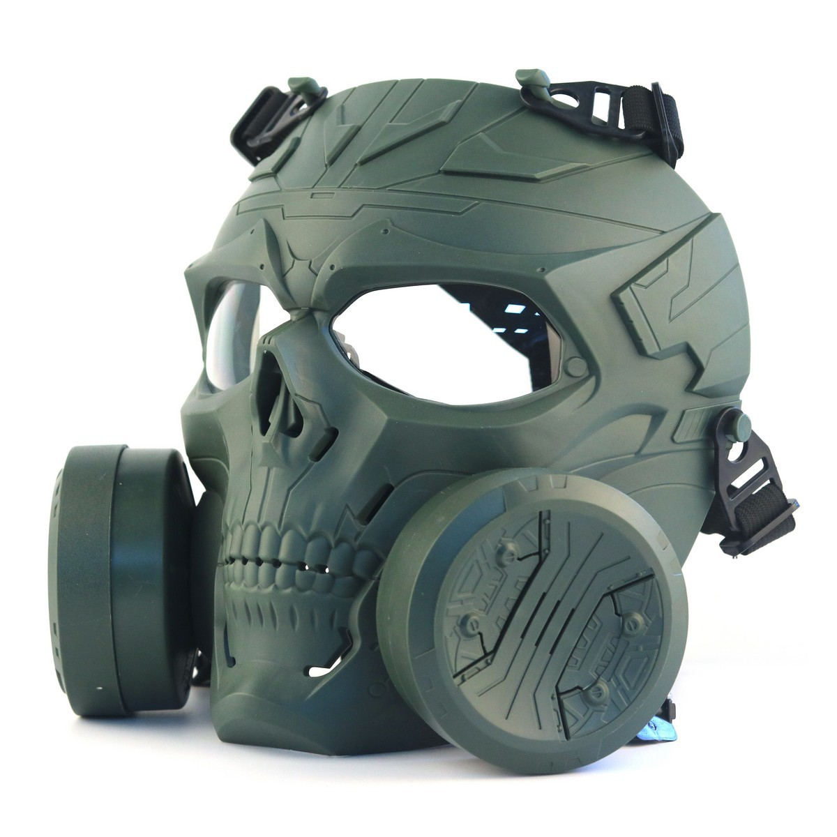 Tactical Skull Mask With Dual Fans