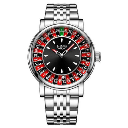 LIGE Roulette Dial Watch