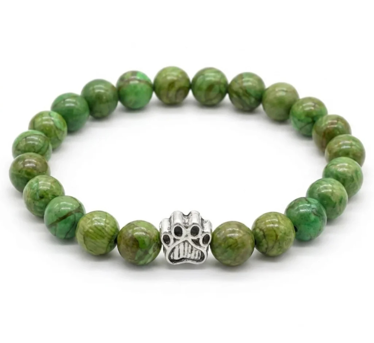 Dog Paw Bead Bracelet
