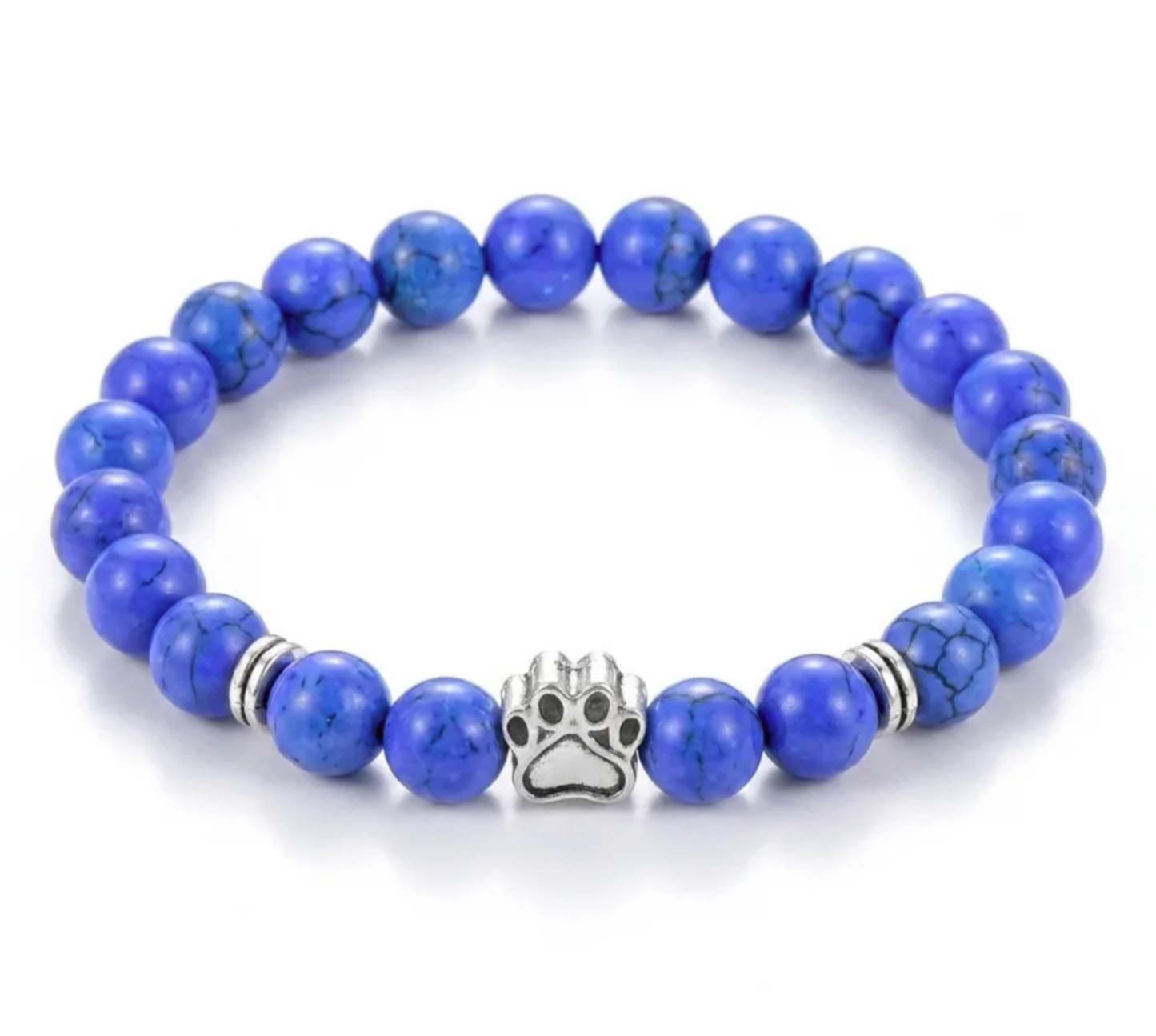 Dog Paw Bead Bracelet
