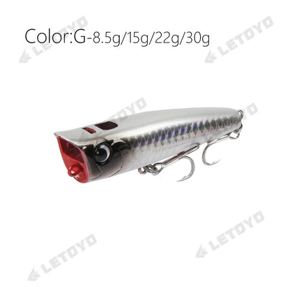 Popper Fishing Lure Hard Bait 8.5-30g