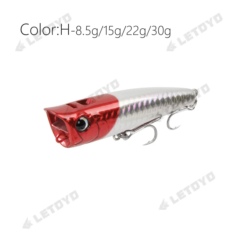 Popper Fishing Lure Hard Bait 8.5-30g