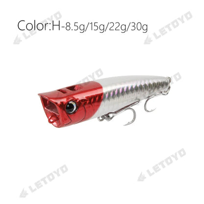 Popper Fishing Lure Hard Bait 8.5-30g