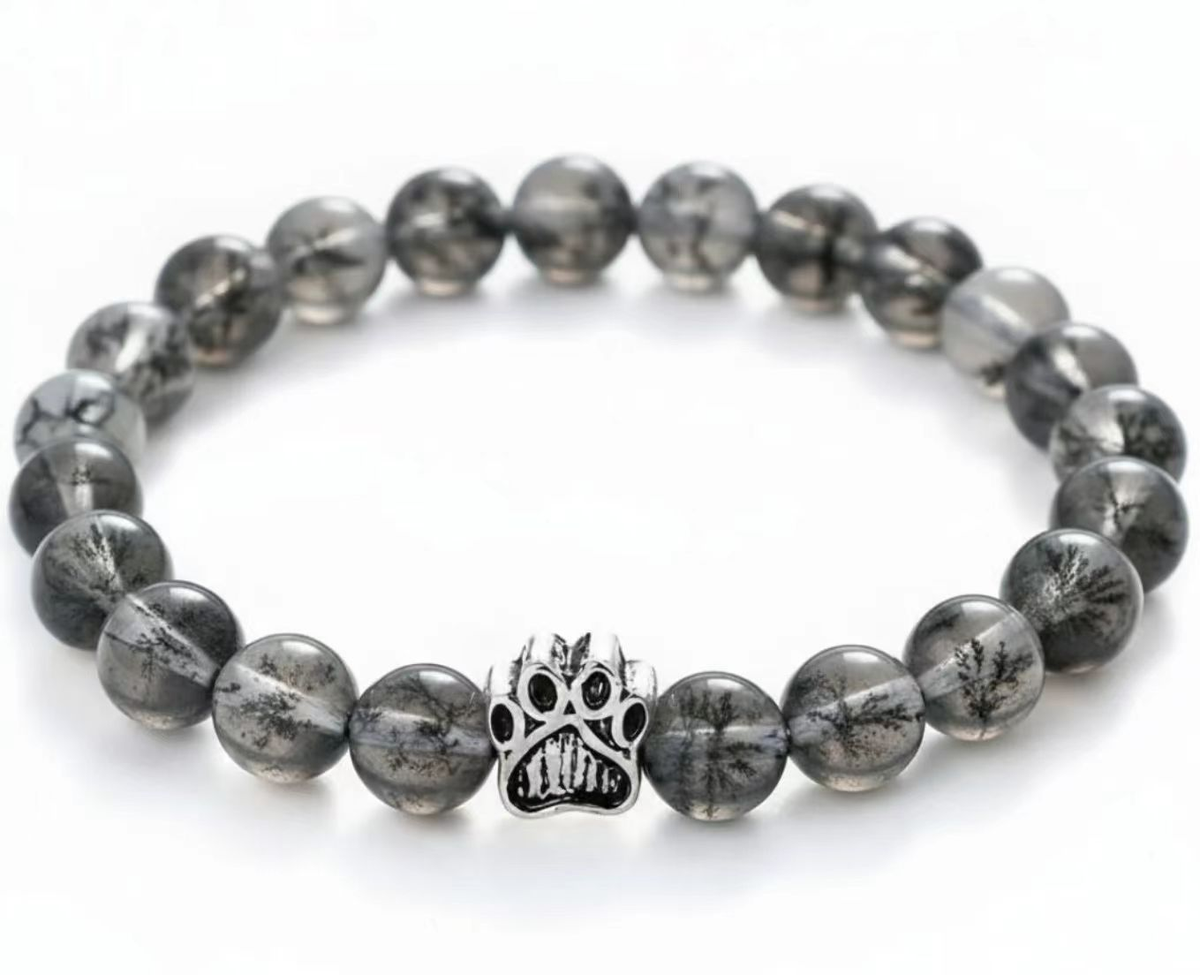 Dog Paw Bead Bracelet