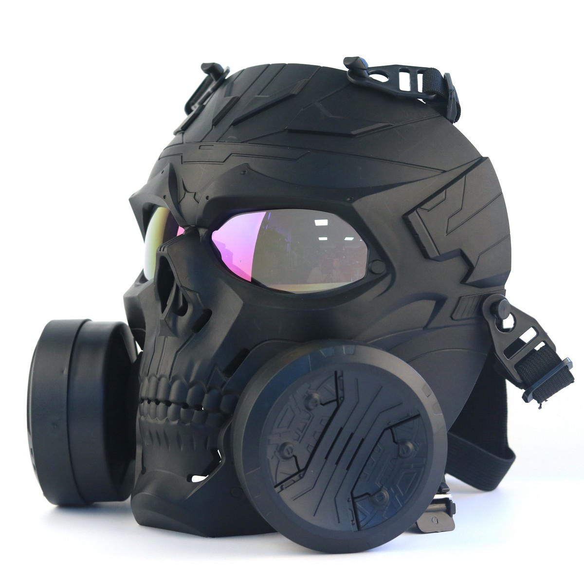 Tactical Skull Mask With Dual Fans