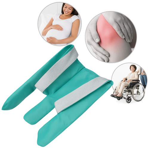 Sock Helper Aid Tool with flexible frame and easy-grip straps for effortless sock dressing