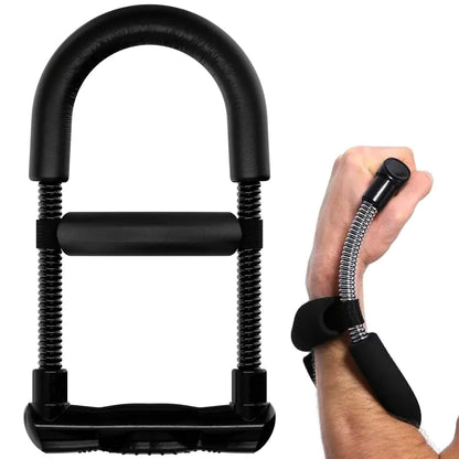 Wrist Muscles Exerciser with heavy-duty springs and foam padding for forearm strength training