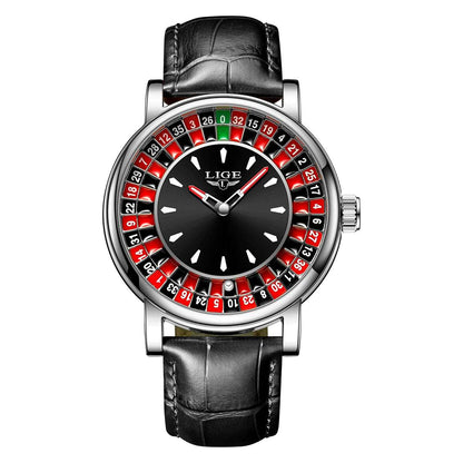 LIGE Roulette Dial Watch