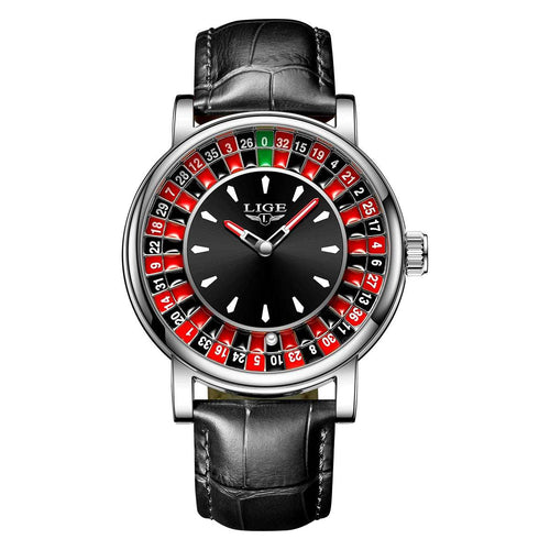 LIGE Roulette Dial Watch