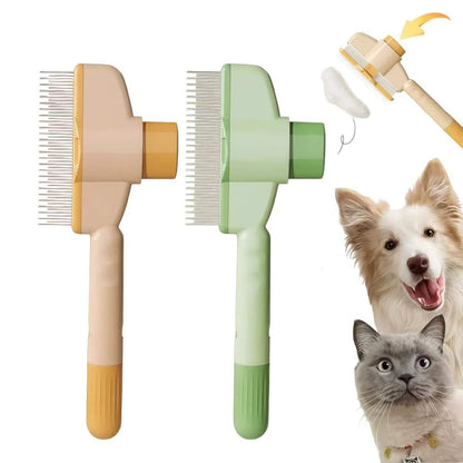 Pet Hair & Flea Comb grooming tool for removing fleas and loose fur from pets