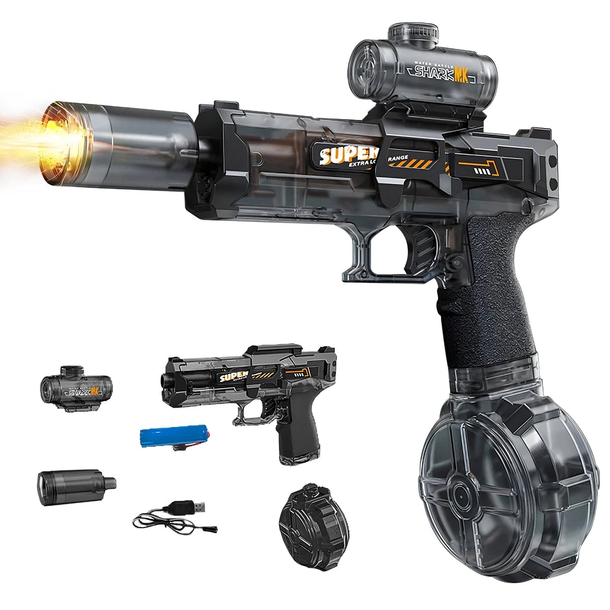 Glow LED Water Gun
