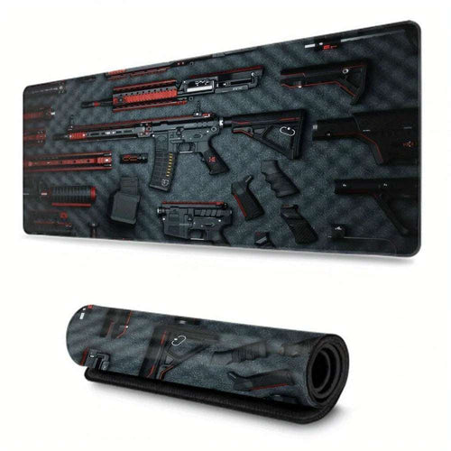 Tactical Gun Parts Print Mat