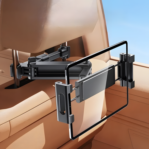 Foldable Car Headrest Tablet Holder
