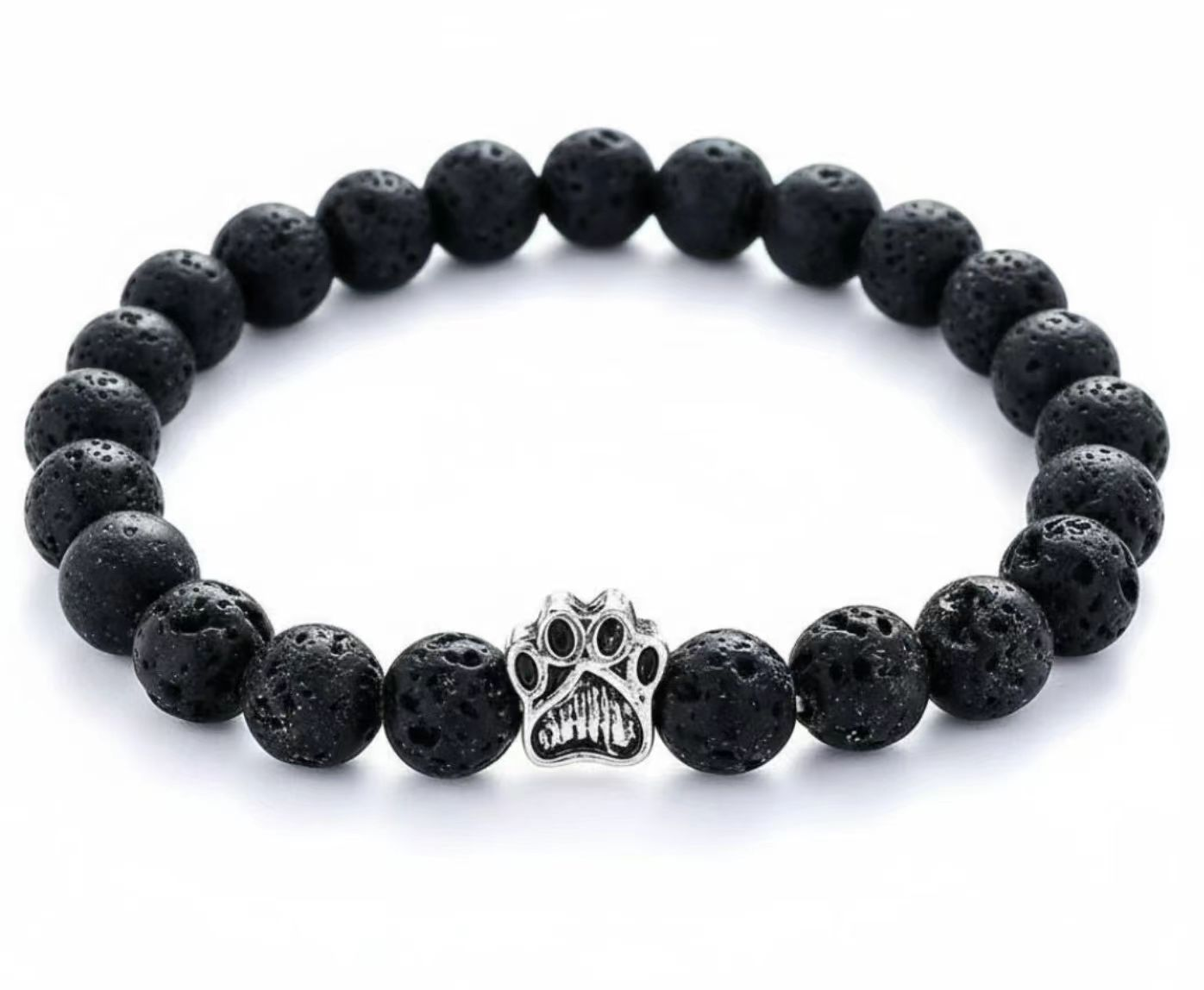 Dog Paw Bead Bracelet