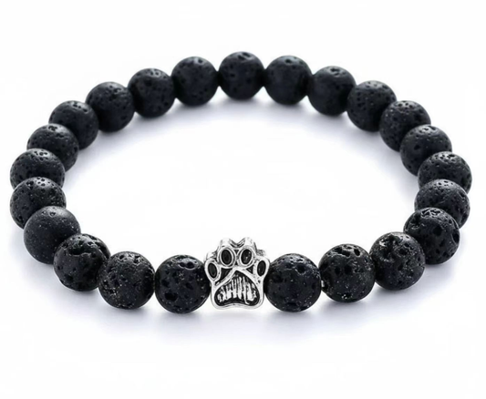 Dog Paw Bead Bracelet