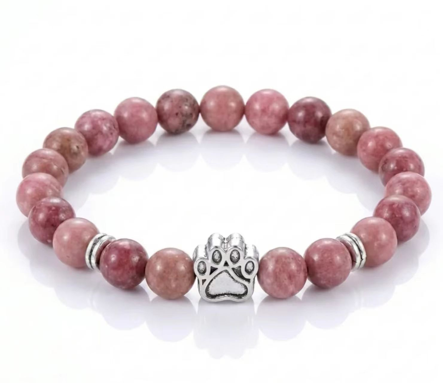 Dog Paw Bead Bracelet
