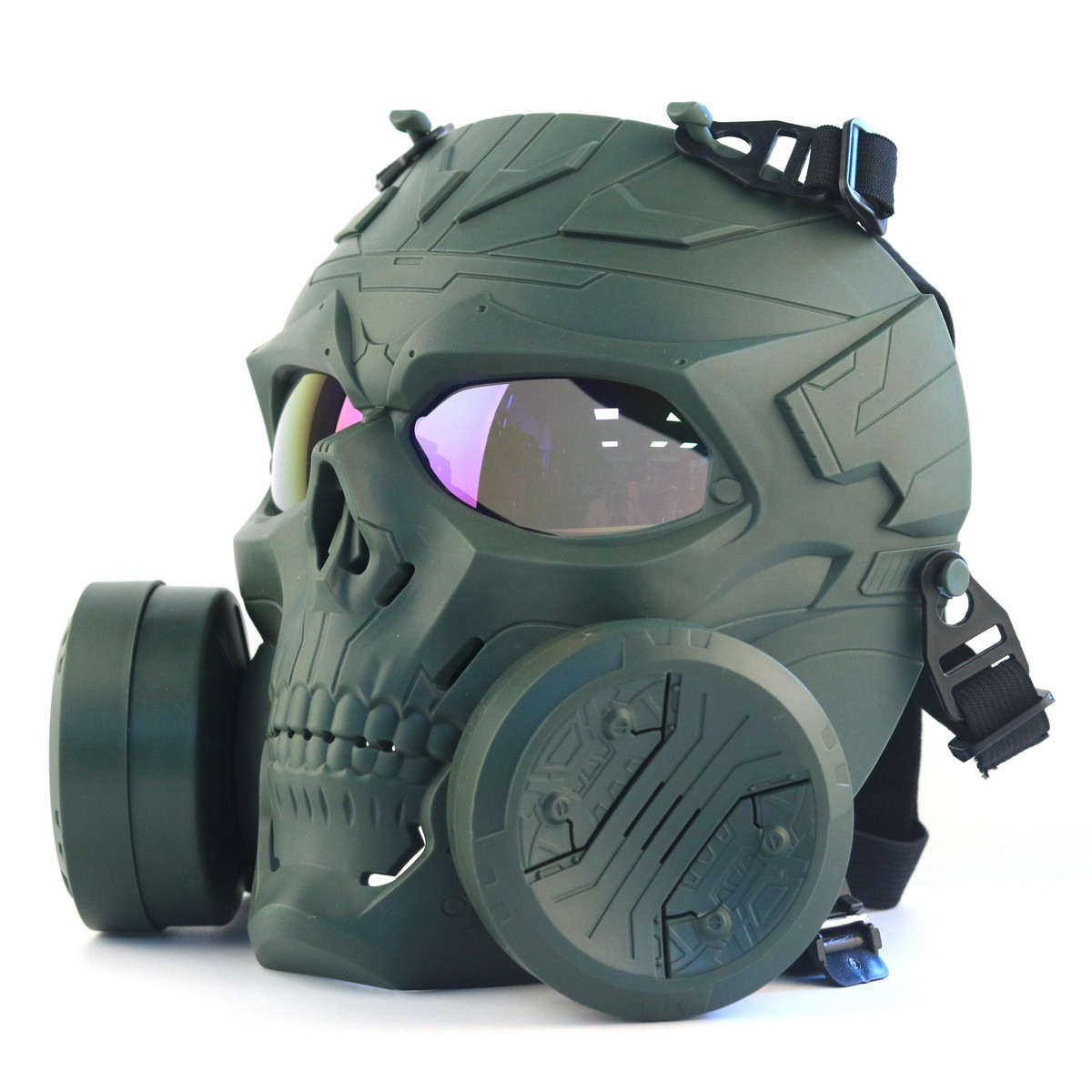 Tactical Skull Mask With Dual Fans