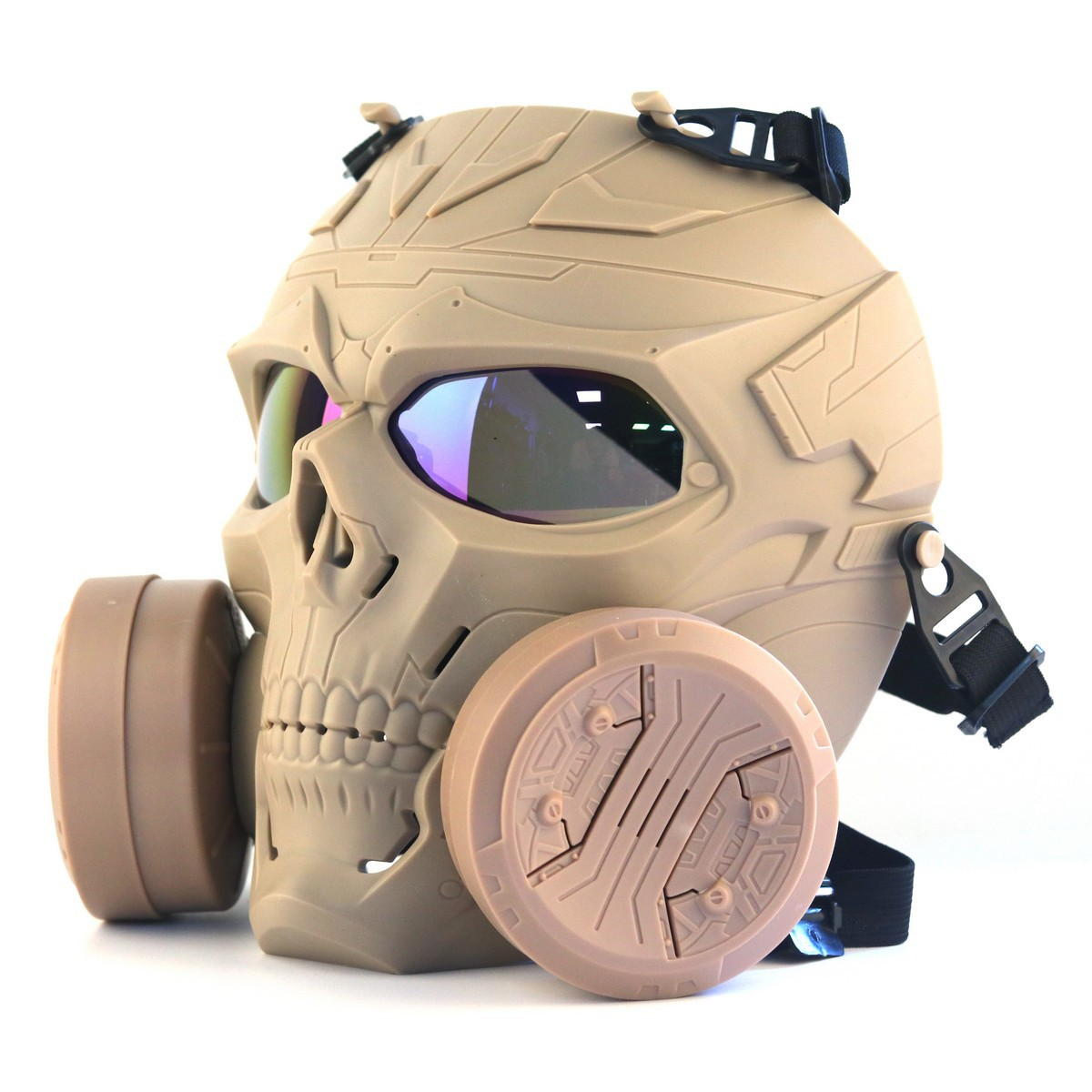 Tactical Skull Mask With Dual Fans
