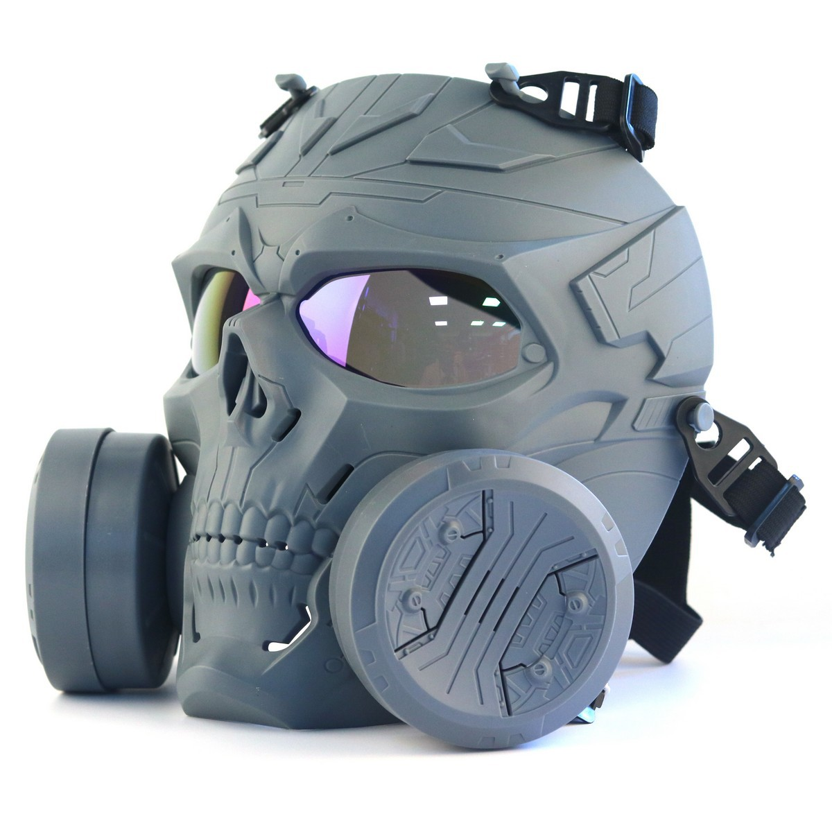 Tactical Skull Mask With Dual Fans