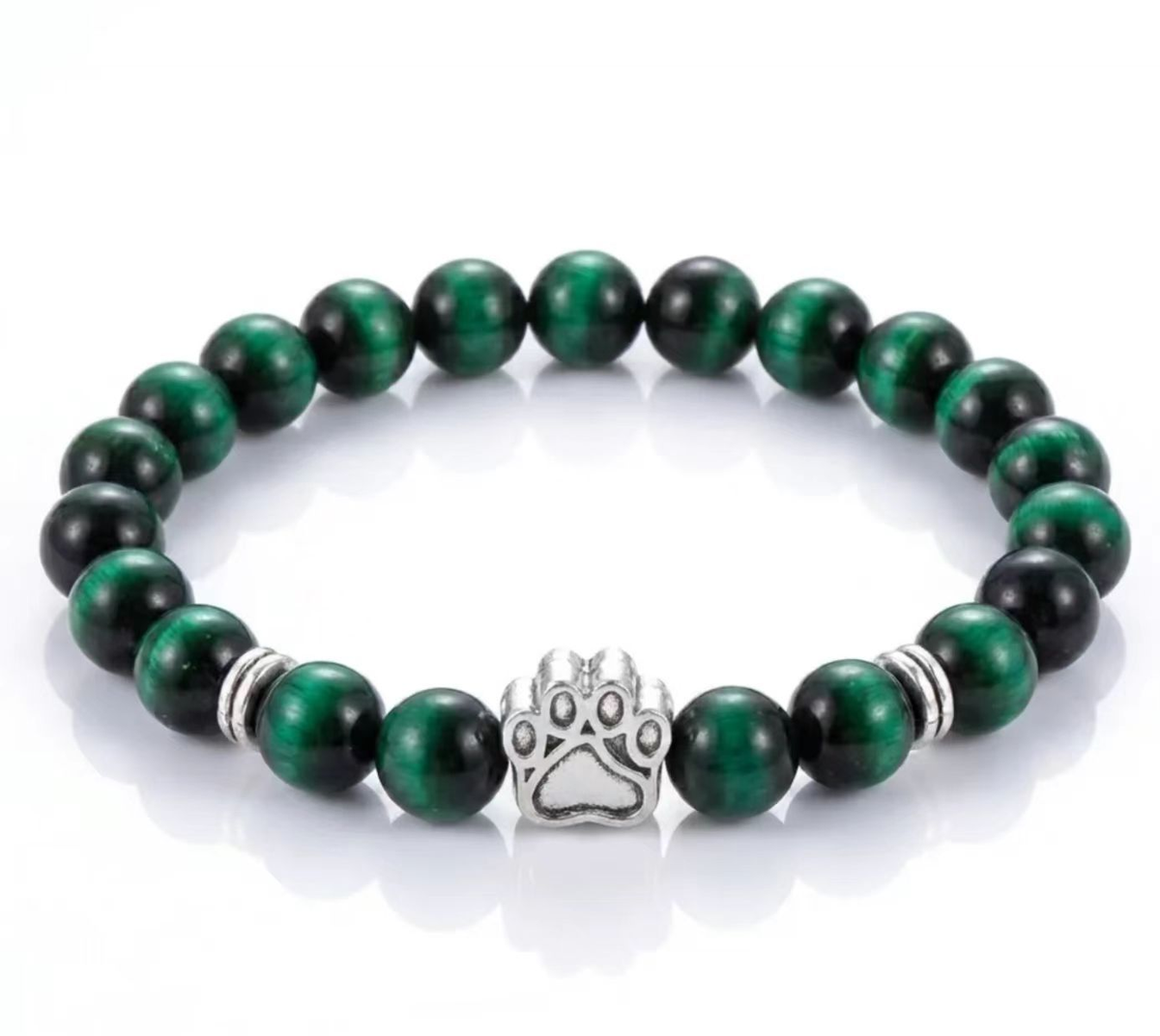 Dog Paw Bead Bracelet