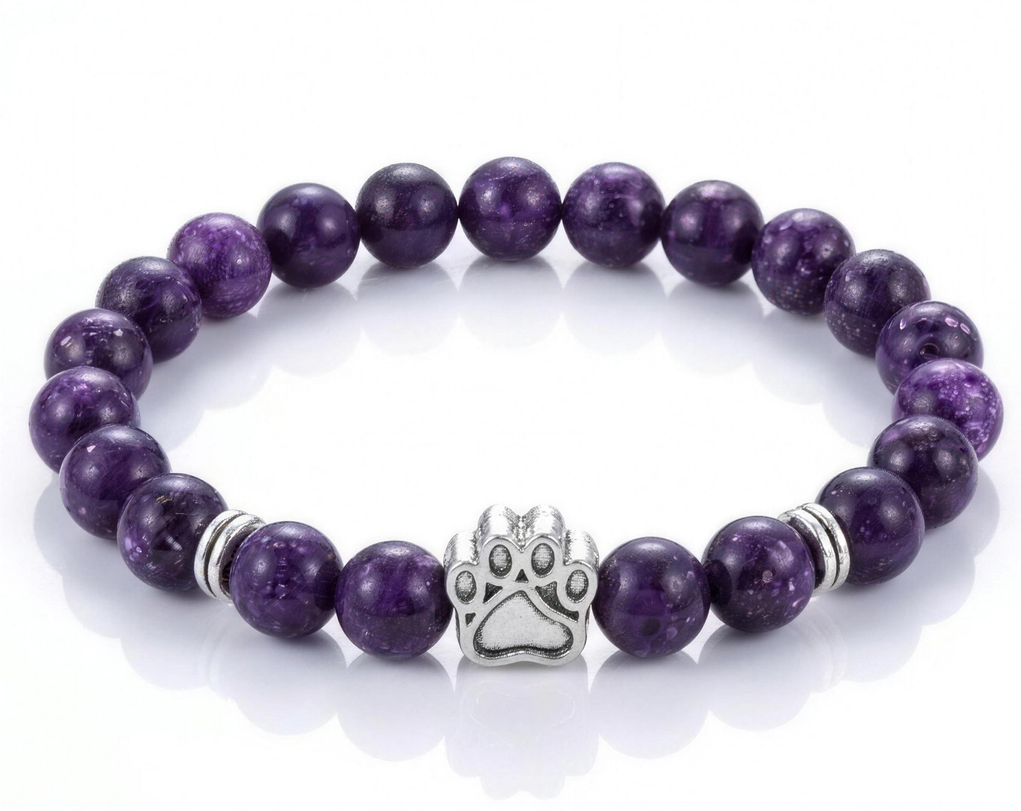Dog Paw Bead Bracelet