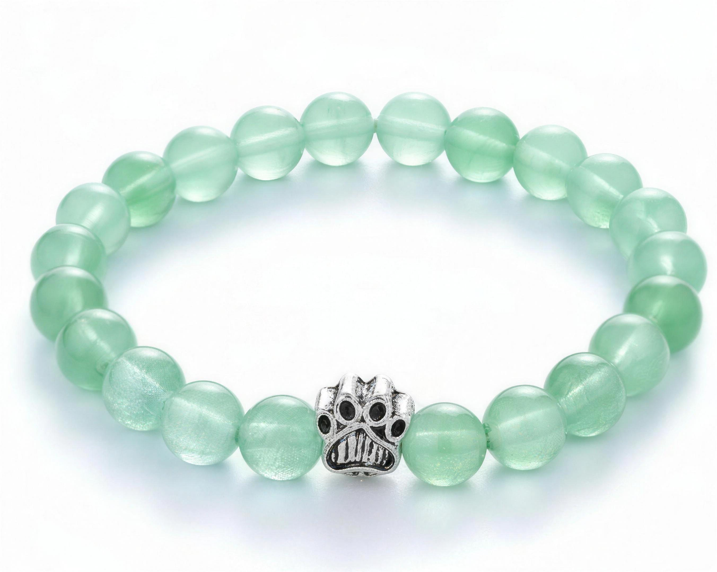 Dog Paw Bead Bracelet