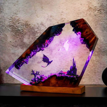 Dragon Resin Table Light