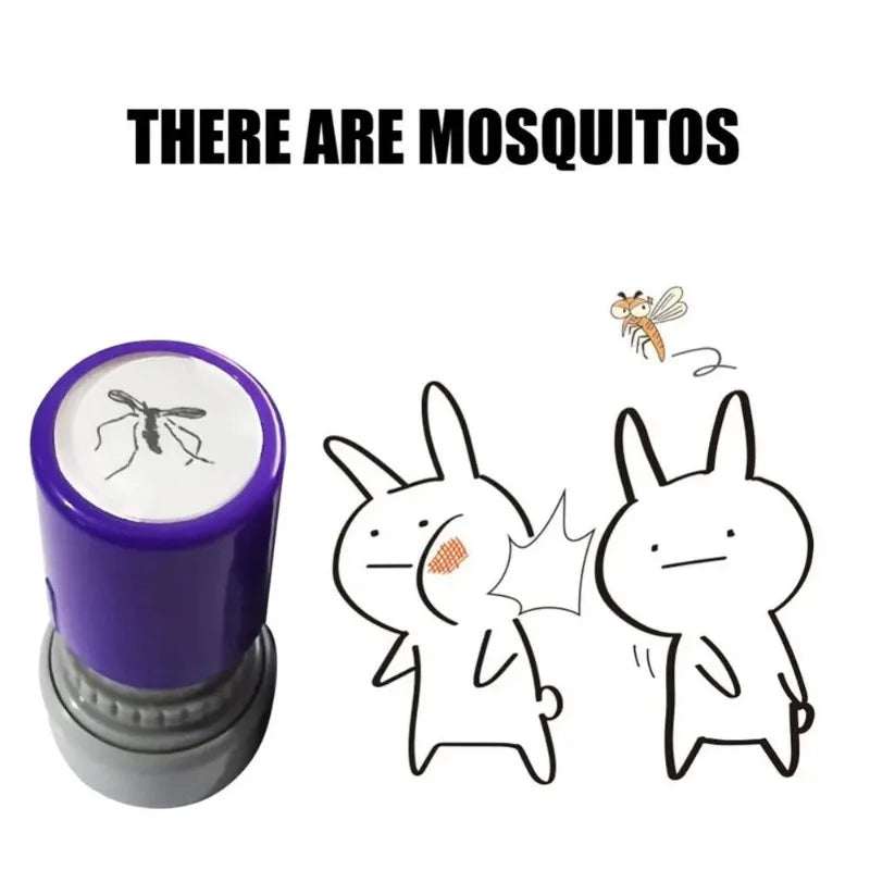 Funny Mosquito Stamp