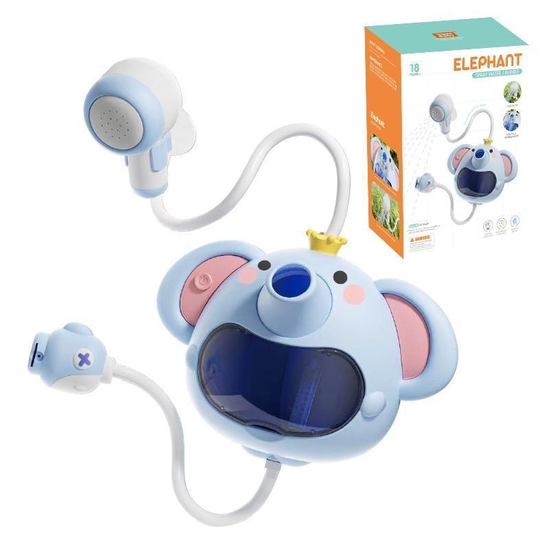 2 in 1 Elephant Bath Shower and Bubble Maker