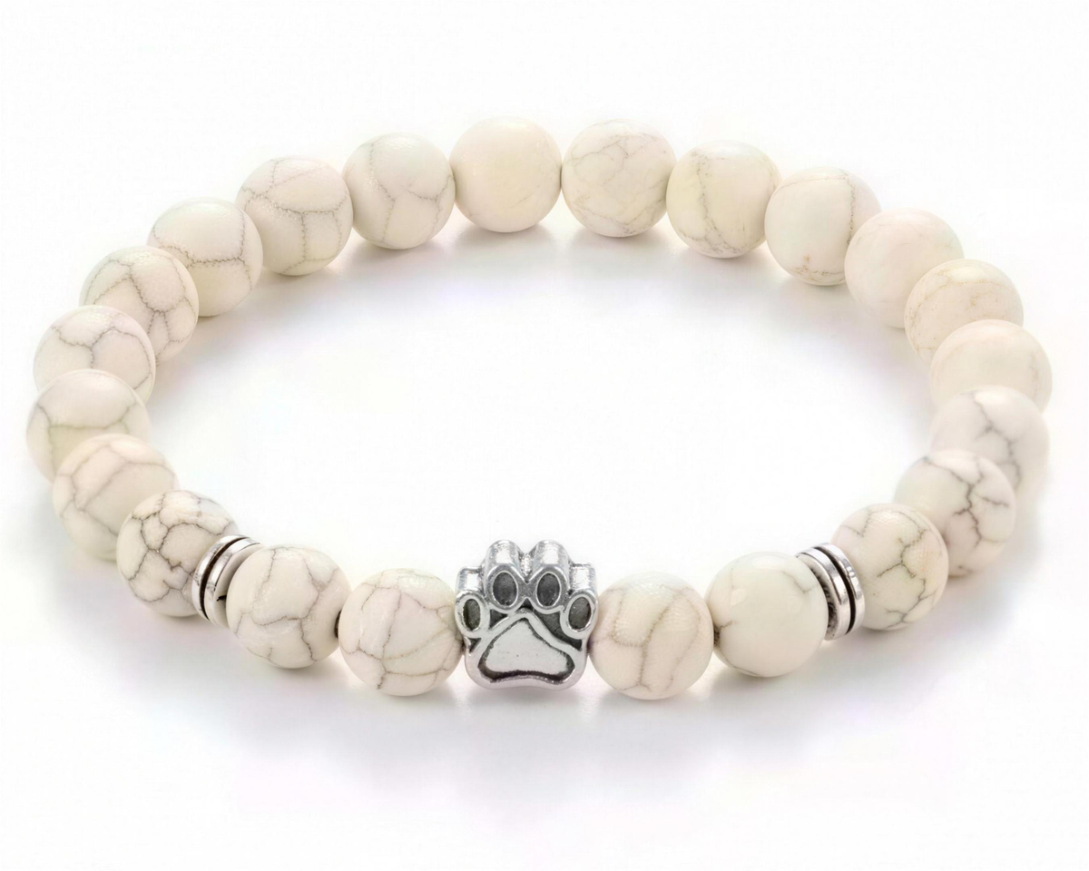 Dog Paw Bead Bracelet