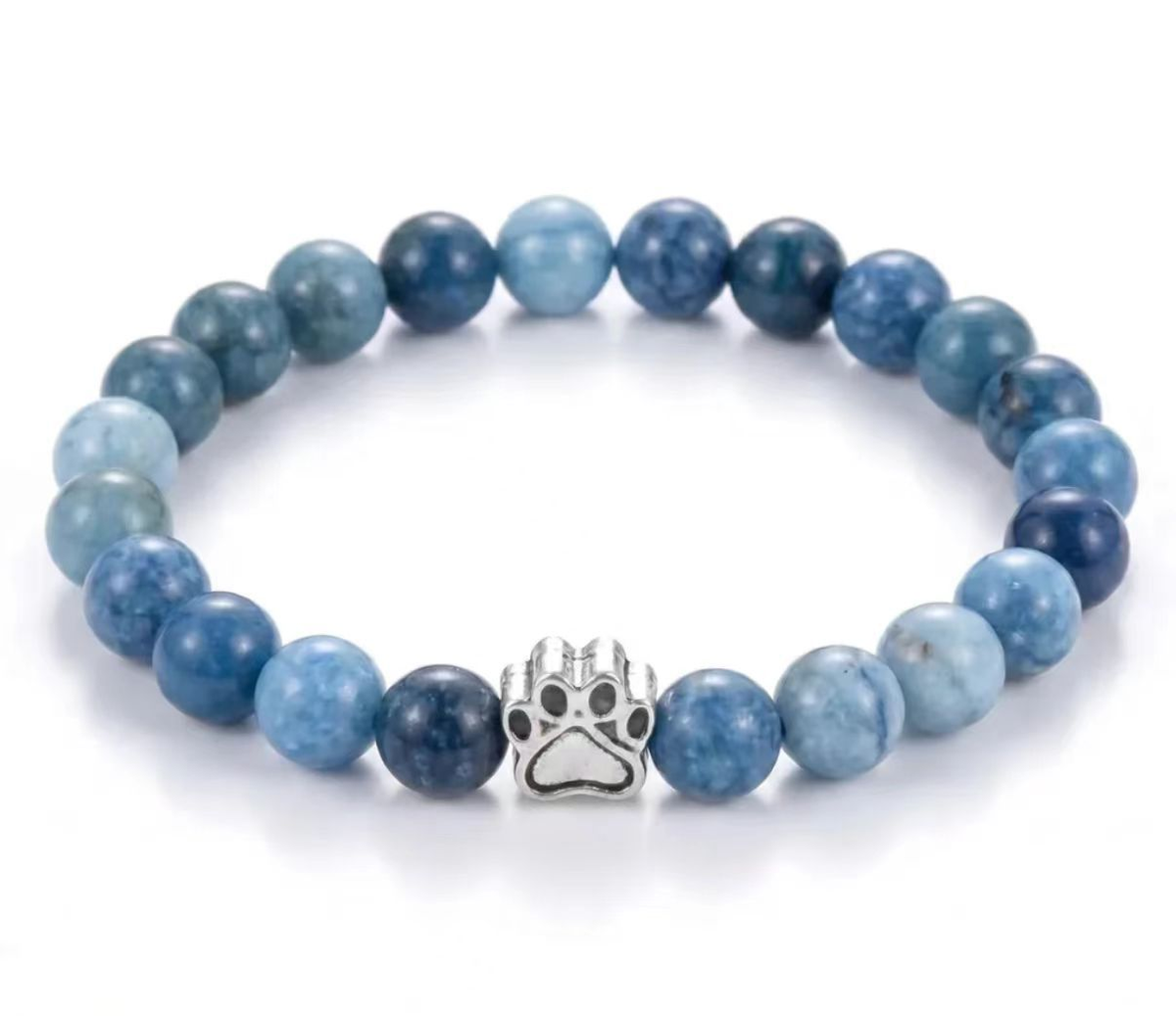 Dog Paw Bead Bracelet