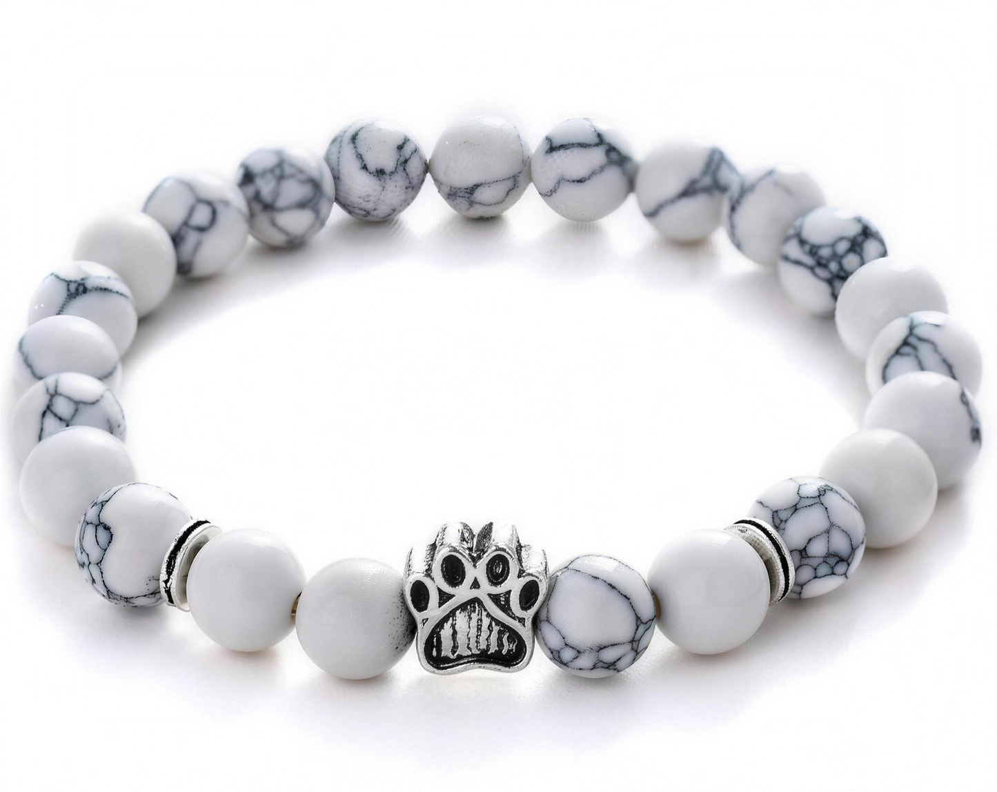 Dog Paw Bead Bracelet