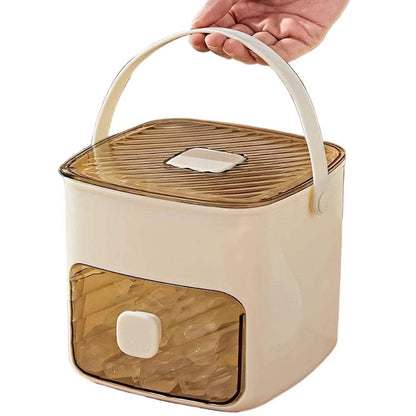 Ice Cube Maker with Storage Drawer