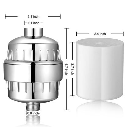 20-Layer Shower Filter With Cartridges