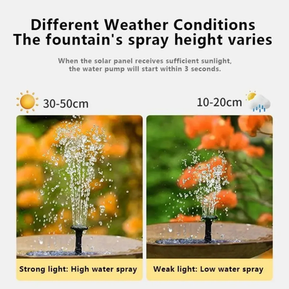 13 cm Floating Solar Fountain