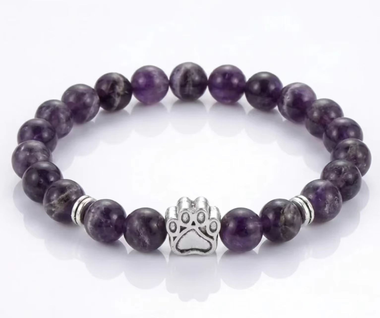 Dog Paw Bead Bracelet