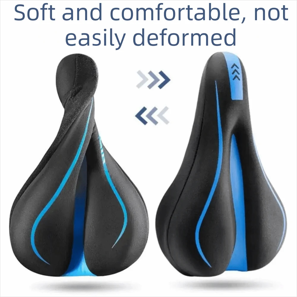 Padded Silicone Bicycle Seat Cover