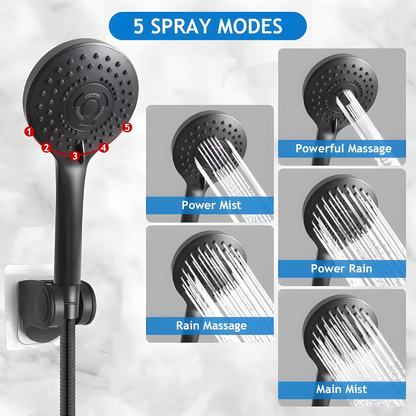 Rainfall Shower System with Handheld