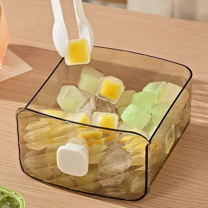 Ice Cube Maker with Storage Drawer