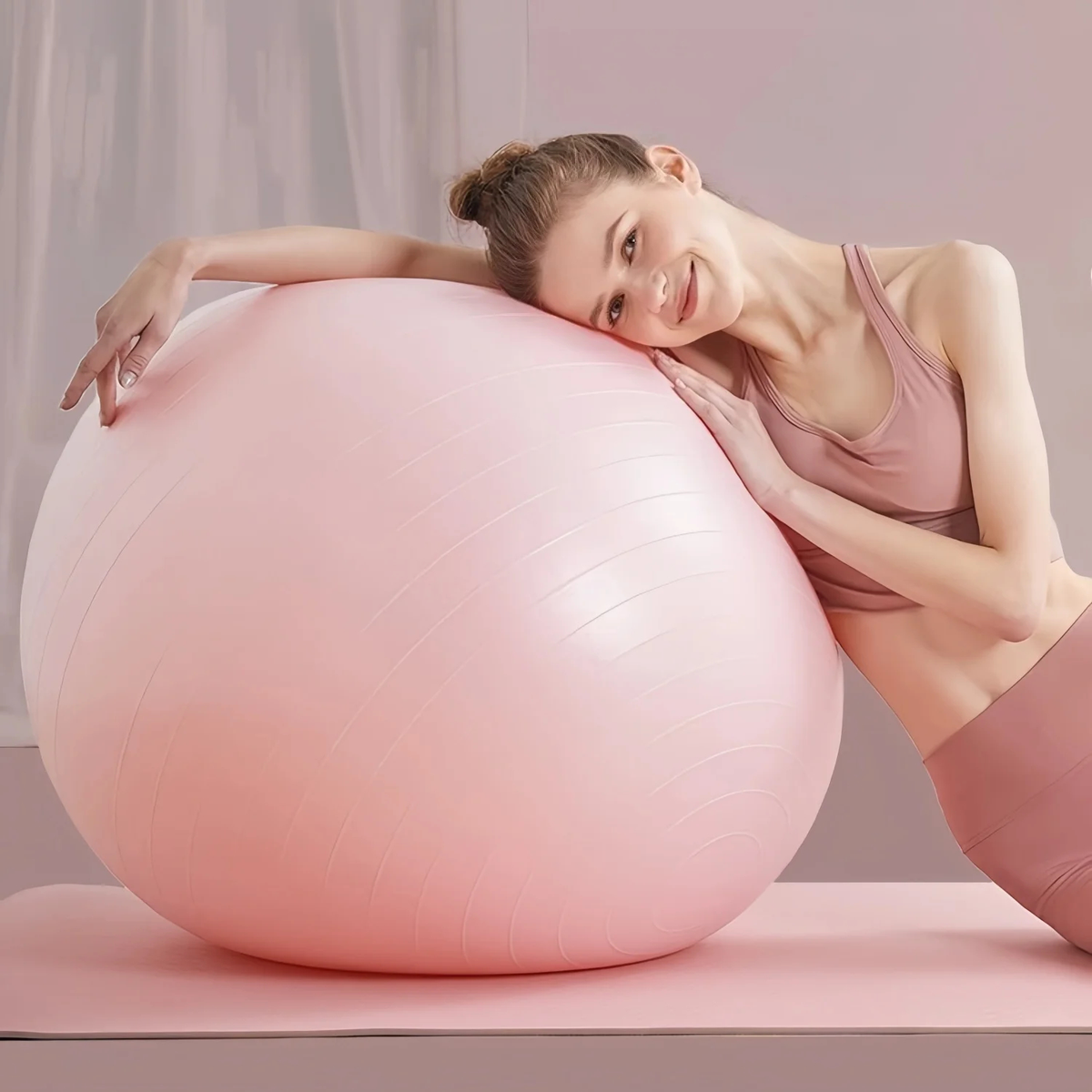Anti-Burst Yoga Exercise Ball