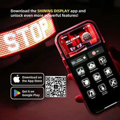 Motorcycle Helmet Programmable LED Display