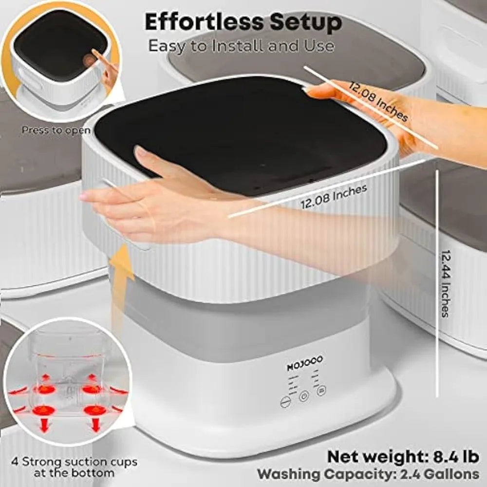 Portable Foldable Mini Washing Machine for Delicates