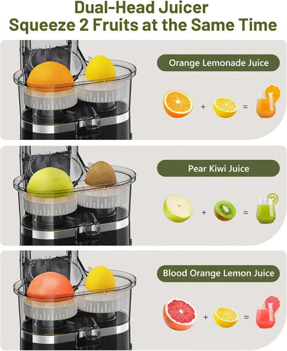 Dual Head Electric Juicer