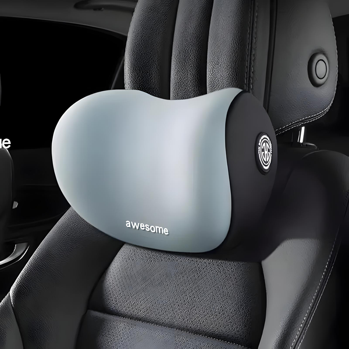 Car Headrest and Lumbar Cushion Set