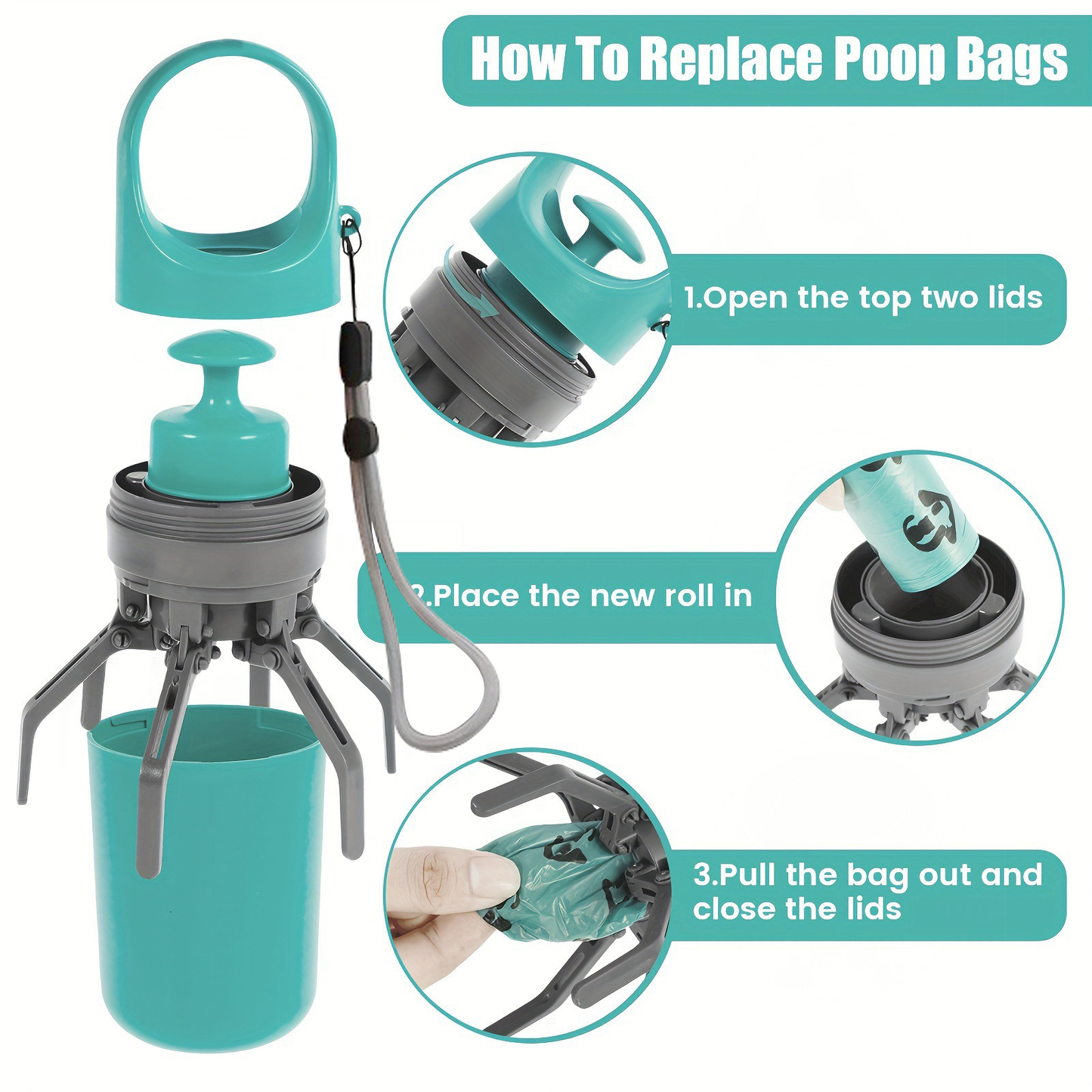 6 Claw Dog Poop Scooper
